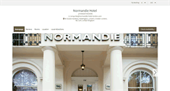 Desktop Screenshot of normandie-hotel-london.com